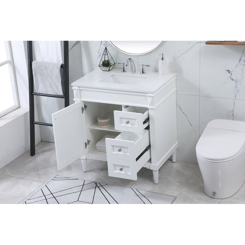 Lark Manor Wigston 32'' Freestanding Single Bathroom Vanity with